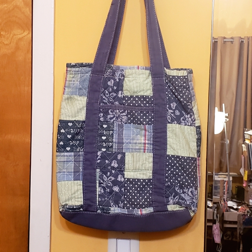 Limited Too Patchwork Tote Bag